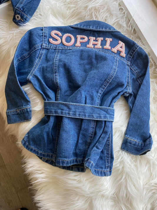 Personalized jean jacket